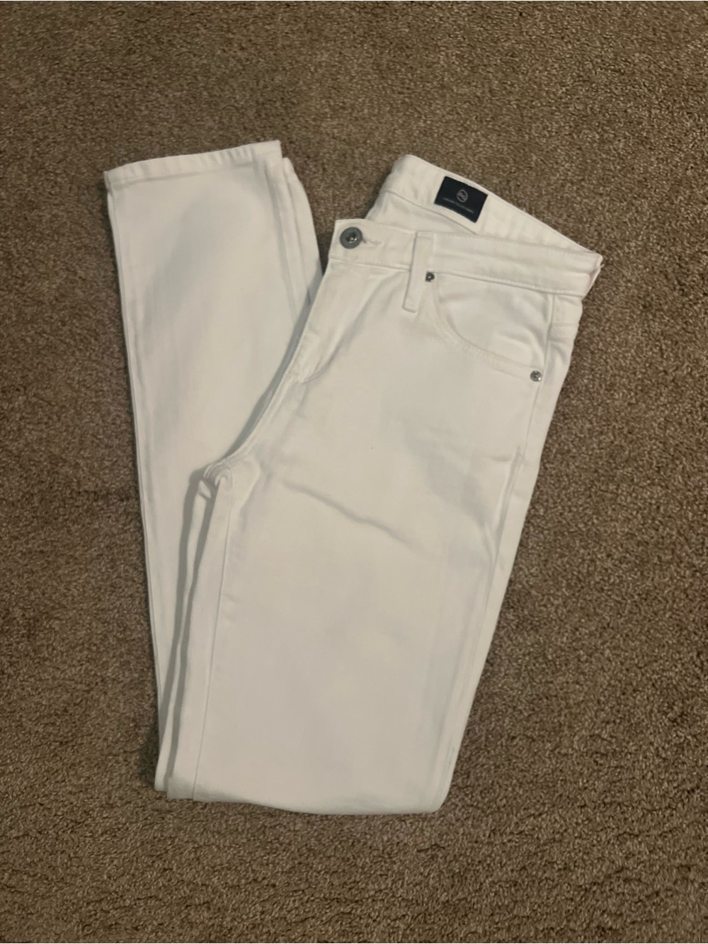AG Adriano Goldschmied White Skinny Jeans